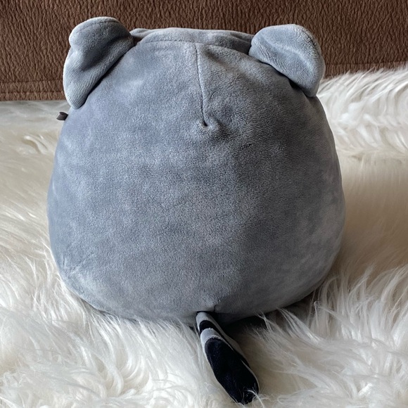 Squishmallows Raccoon Stuffed Animal Gray and Black - Picture 3 of 7